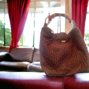 Italian Artisan Red Polkadot Handbag by Teresa Cambi